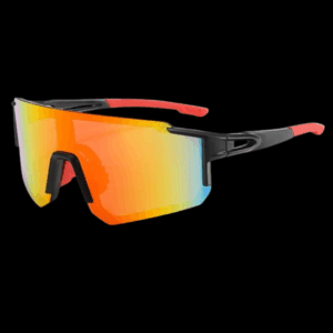 ÓCULOS ESPELHO, Antirreflexo, UV400 PRETO LENTE LARANJA