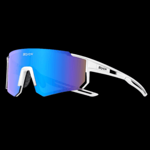 ÓCULOS ESPELHADO Scvcn, Antirreflexo, UV400 BRANCO LENTE AZUL