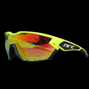 ÓCULOS NRC X2 P-Ride, Antirreflexo, UV400 VERDE E PRETO LENTE VERMELHA